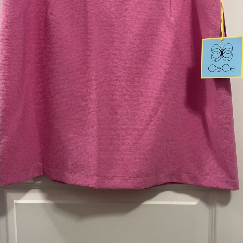 CeCe Pink A-Line Knee-Length Skirt for Work